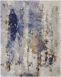 Clio 39K1F Blue/Orange/Ivory Rug