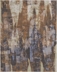 Clio 39K6F Brown/Blue/Ivory Rug