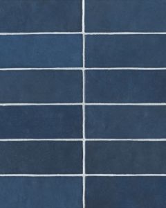 Cloe Blue Glossy Glazed Ceramic 2.5"x8" Field Tile