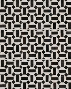 Cloe Loire Decorative Pattern Glossy Glazed Ceramic 5"x5" Tile