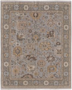 Corbitt 0612F Blue/Gold/Gray Area Rug