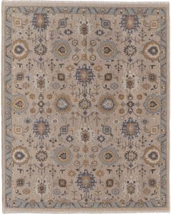 Corbitt 0613F Tan/Blue/Gold Area Rug