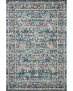 Courtyard COU-03 Blue Area Rug