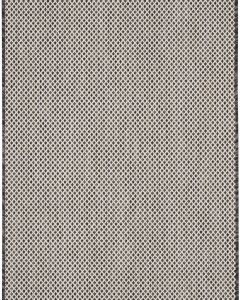 Courtyard COU01 Ivory Charcoal Area Rug