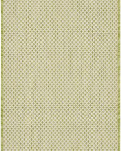 Courtyard COU01 Ivory Green Area Rug