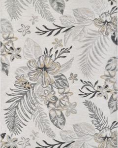 Dahlia 1408 Ivory/Brown Tropical Bouquets Area Rug