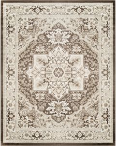 Dekor DEK08 Brown Ivory Area Rug