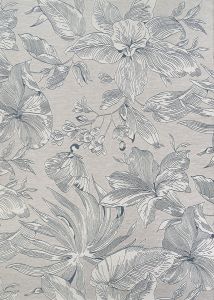 Dolce Flora Argento Area Rug