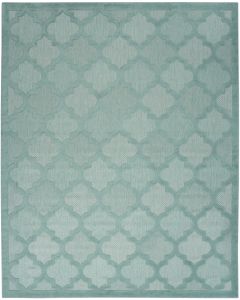 Easy Care NES01 Aqua/Teal Area Rug