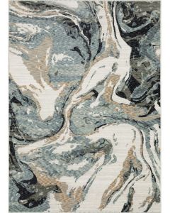 Echo ECH07 Blue/Ivory Area Rug