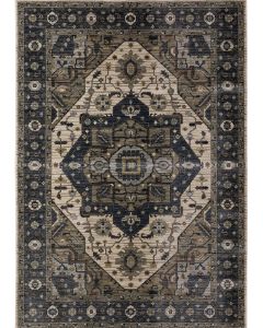 Eliana ELI05 Blue/Brown Area Rug