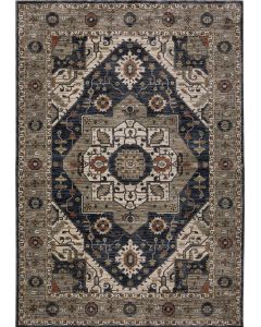 Eliana ELI07 Brown/Blue Area Rug