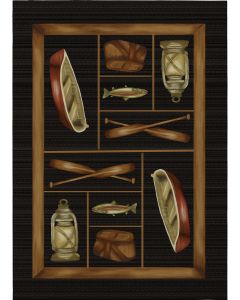 Excursion EX4 Black Area Rug