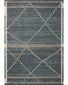 Fabian FAB-01 Denim/Charcoal Area Rug
