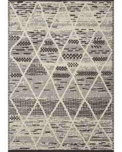 Fabian FAB-03 Charcoal/Ivory Area Rug
