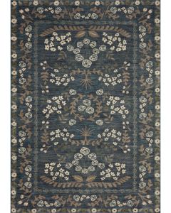 Fiore FIO-01 Navy Grey Area Rug