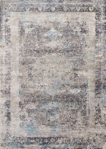 Franca FRN-03 Charcoal/Sky Area Rug