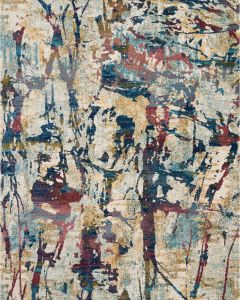 Fusion FSS10 Cream Multicolor Area Rug