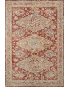 Gaia GAA-02 Gold/Brick Area Rug