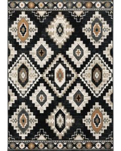 Georgia 605f Charcoal/Ivory Area Rug