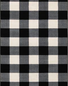 Georgia 678d Black/Ivory Area Rug