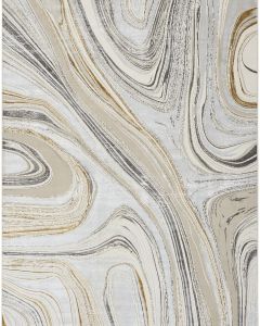 Glitz GLZ21 Grey Gold Area Rug