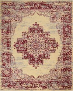Grafix GRF14 Cream/Red Area Rug