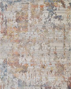 Halli Abstract Florals Antique Lace Area Rug