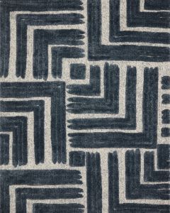 Hagen HAG-05 Blue/White Area Rug