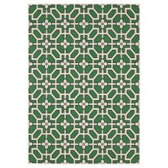 Havana HAV01 Ivory/Green Area Rug