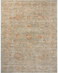 Heritage HER-06 Aqua/Terracotta Area Rug