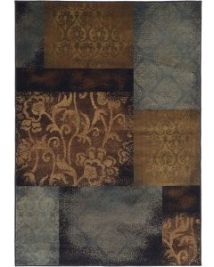 Hudson 4878b Blue/Brown Area Rug