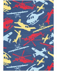 Imagination IMA06 Navy Multicolor Area Rug