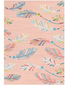Imagination IMA12 Pink Multicolor Area Rug