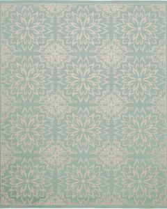 Jubilant JUB06 Ivory/Green Area Rug