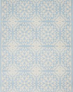 Jubilant JUB06 Ivory/Light Blue Area Rug