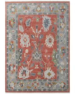 Karina 69G4F Red/Gray/Ivory Area Rug