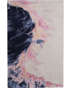 Kawai 8985F Pink/Blue/Ivory Area Rug