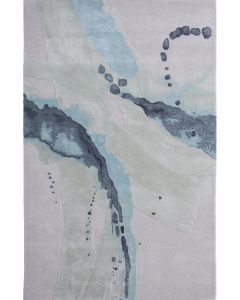 Kawai 8986F Green/Blue/Ivory Area Rug
