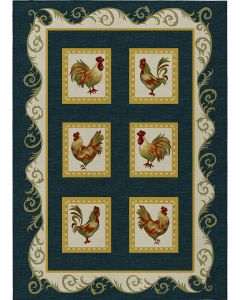 Kendall KE4 Black Area Rug