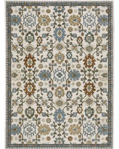 Keira KEI02 Ivory/Multi Area Rug