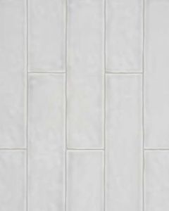 Kensington Silver Glossy Ceramic Tile