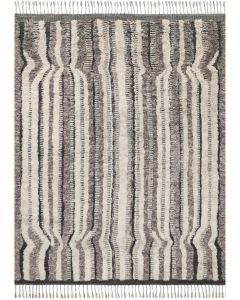 Khalid KF-03 Stone/Charcoal Area Rug