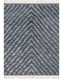 Khalid KF-06 Blue/Pewter Area Rug