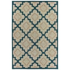 Latitude 804i Grey/Blue Area Rug