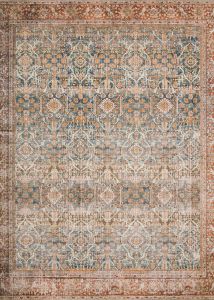 Layla LAY-04 Ocean/Rust Area Rug