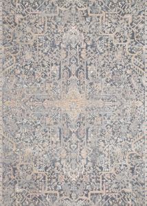 Lucia LUC-02 Charcoal/Multi Area Rug