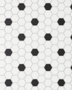 Le Cafe Design 3 Matte Glazed Porcelain 1"x1" Mosaic Deco Tile