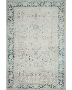 Lenna LEA-06 Natural/Denim Area Rug