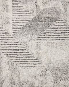 Levitt Shag LEV-02 Ivory/Grey Area Rug